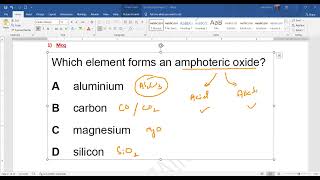 Oxides MCQ 1 [upl. by Reifinnej]