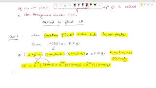 Non Homogeneous Linear PDE with constant coefficient। BSc 2nd year maths। How to find CF and PI [upl. by Asyram]