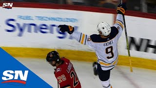 Jack Eichel Puts WorldClass Move On Mark Giordano Scores OT Goal [upl. by Nolad]