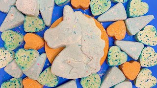 🍊🐟ORANGE x BLUE CONFETTI REFORMS  STRESS RELIEF  GYM CHALK ASMR 🎧 [upl. by Claire]