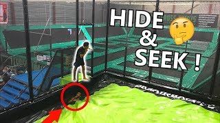 HIDE AND SEEK IN TRAMPOLINE PARK [upl. by Opportina]