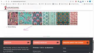 Textile Designing Photoshop using Photo Pea [upl. by Fabrin]