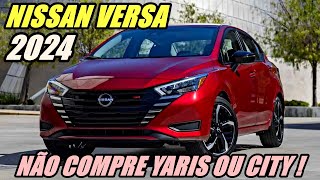 NOVO NISSAN VERSA 2024 NÃO COMPRE YARIS OU CITY ANTES DE VER ESSE VÍDEO [upl. by Trubow]