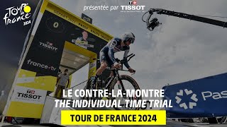 The individual time trial by Tissot TourdeFrance 2024 [upl. by Sherm]