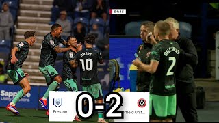 Preston vs Sheffield United 02  English Championship GW1 [upl. by Norval]