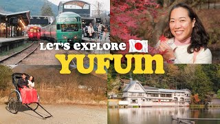 Fukuoka Day Trip YUFUIN Yufuin No Mori  Rickshaw  Ghibli Village  Kinrin Lake JAPAN TRAVEL VLOG [upl. by Ahsemed]