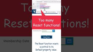 Reset Multiple Controls in Power Apps Quickly with this Pro Tip Shorts [upl. by Salaidh]