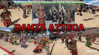 🔥DANZA AZTECA🔥REPRESENTANDO A MÉXICO EN FERIA INTERNACIONAL🇲🇽 FORT WORTH TEXAS🇺🇸 [upl. by Thorncombe]