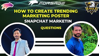 Trending Marketing Poster CreationSnapchat Marketing [upl. by Raphaela698]