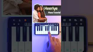 Heeriye Song  Easy Mobile Piano Tutorial  North Piano [upl. by Ahsieat]