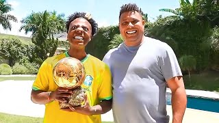 iShowSpeed Meets Ronaldo Nazário 🇧🇷 [upl. by Akinimod]