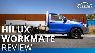 2019 Toyota HiLux Workmate Review  carsales [upl. by Anitsuga]