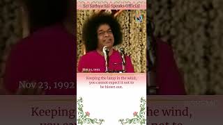 God can do anything but  Sri Sathya Sai Speaks Shorts [upl. by Feodora606]