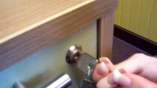 Instructions  Drawer lock Ped [upl. by Naniac]