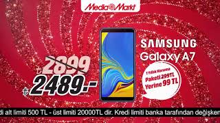 MediaMarktta Yılbaşı İndirimleri Başladı Samsung Galaxy A7 2489 TL MediaMarkttaKeyfineBak [upl. by Nanci]