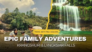 Stunning waterfalls of Meghalaya  Krangshuri amp Lyngksiar falls amp Jiva Resort at Sohra [upl. by Odnalra]