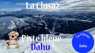 La Clusaz  Piste bleue Dahu [upl. by Thedric]