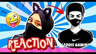 REACTION ON leodisgaming 🍂 [upl. by Adel]