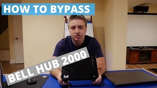 How to removebypass Bell Hub 2000 and use your own router [upl. by Ayotnom]