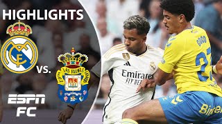 Real Madrid vs Las Palmas  LALIGA Highlights  ESPN FC [upl. by Aleacim]