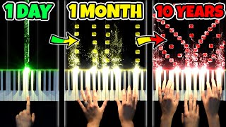 1 DAY vs 10 YEARS of PIANO [upl. by Plate]