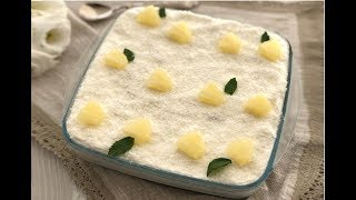 SEMIFREDDO ANANAS amp COCCO RICETTA SENZA COTTURA  PRONTO IN 5 MINUTI [upl. by Magas]