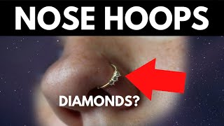 HOW TO PUT IN THIS TYPE OF HOOP NOSE HOOP [upl. by Hackathorn716]