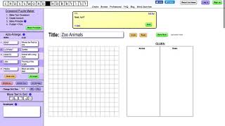 Crossword Puzzle Maker  How to Make a Crossword Puzzle with Crossword Hobbyist [upl. by Luap410]