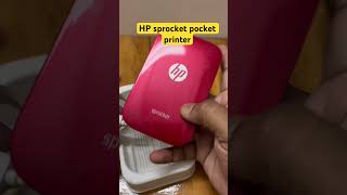 Hp sprocket printer pocketprinter hp printer design photography technology review ￼unboxing [upl. by Fabe]