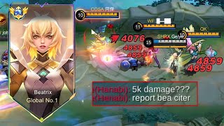 BEATRIX 99 TRUE DAMAGE BUILD 2024 BEST FOR SOLO RANK [upl. by Nottage]