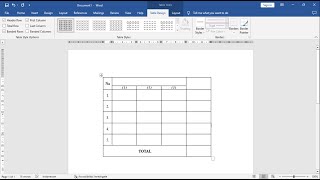 TIGA CARA MENGHAPUS GARIS TABEL DI MICROSOFT WORD [upl. by Eiggem]