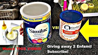 Similac Advanced Vs Gerber Good Start Gentle [upl. by Veno285]