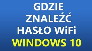 Jak znaleźć hasło do WiFi w Windows 10 [upl. by Selin]