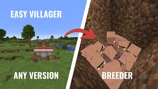 Ultimate Guide Breed Villagers FAST in Minecraft 121 [upl. by Fowkes]