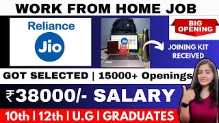 RELIANCE JIO URGENT Hiring  Work from home jobs 2024  online jobs at home  Jio Jobs for freshers [upl. by Schilling]