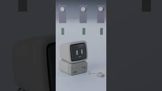 Cute computer face rig  Blender [upl. by Elitnahc306]