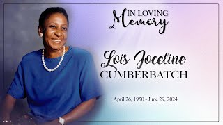 Celebrating the Life of Lois Joceline Cumberbatch [upl. by Yroger]