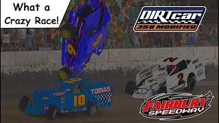 iRacing  Fairbury  Dirt 358 Modifieds  What a Crazy Race [upl. by Hildegarde506]