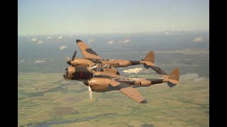 The first 4 flights of the CAF Central Texas Wing P38 beginning February 28 1992 [upl. by Arodnahs]