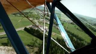 Biplane over the Nürburgring [upl. by Ainevul]