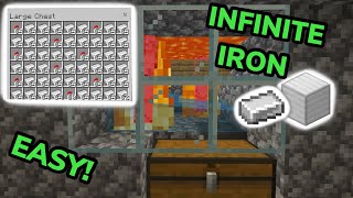 EASY 121 IRON FARM TUTORIAL in Minecraft Bedrock MCPEXboxPS4Nintendo SwitchPC [upl. by Sollie999]