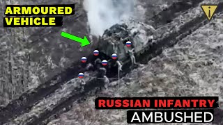 Ukraine’s SNIPER Team Sets Perfect Ambush Against Russian BTR82A Ambush Intense Combat Footage [upl. by Mcdade224]