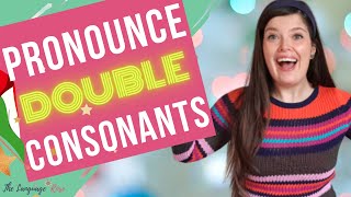 DO THIS to pronounce double consonants in Italian  must know words [upl. by Clevey29]