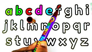 How to Color Alphabet  Easy Coloring Tutorial [upl. by Cost]