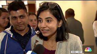 New US citizens sworn in at naturalization ceremony [upl. by Batchelor]