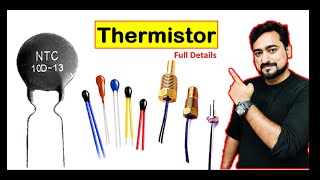 Thermistor  Thermistor Types  NTC amp PTC thermistor  Check thermistor  thermistor uses  working [upl. by Jenda]