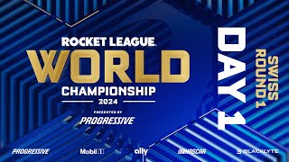 Rocket League World Championship 2024  Day 1  Swiss Round 1 [upl. by Meggy856]