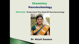 Nanotechnology By Dr Anjali Ssaxena [upl. by Nosral858]