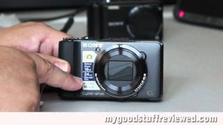 Sony DSCHX9V compact digital camera unboxing and quick review part 1  no background music [upl. by Anyrak]