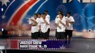 Justice Crew  Australias Got Talent Audition [upl. by Nomma2]